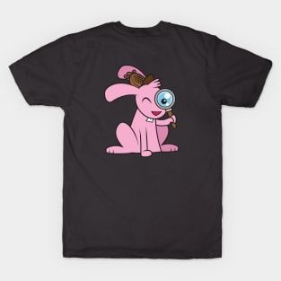 Easter Bunny looking for Easter eggs T-Shirt